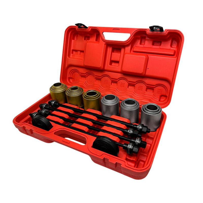 Универсальный съемник для демонтажа подшипников и сайлентблоков 26 предметов Horex HZ 25.1.291W